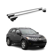 Dachträger Grundträger für Nissan Murano I 2005-2008 TÜV Aluminium Silber 2tlg
