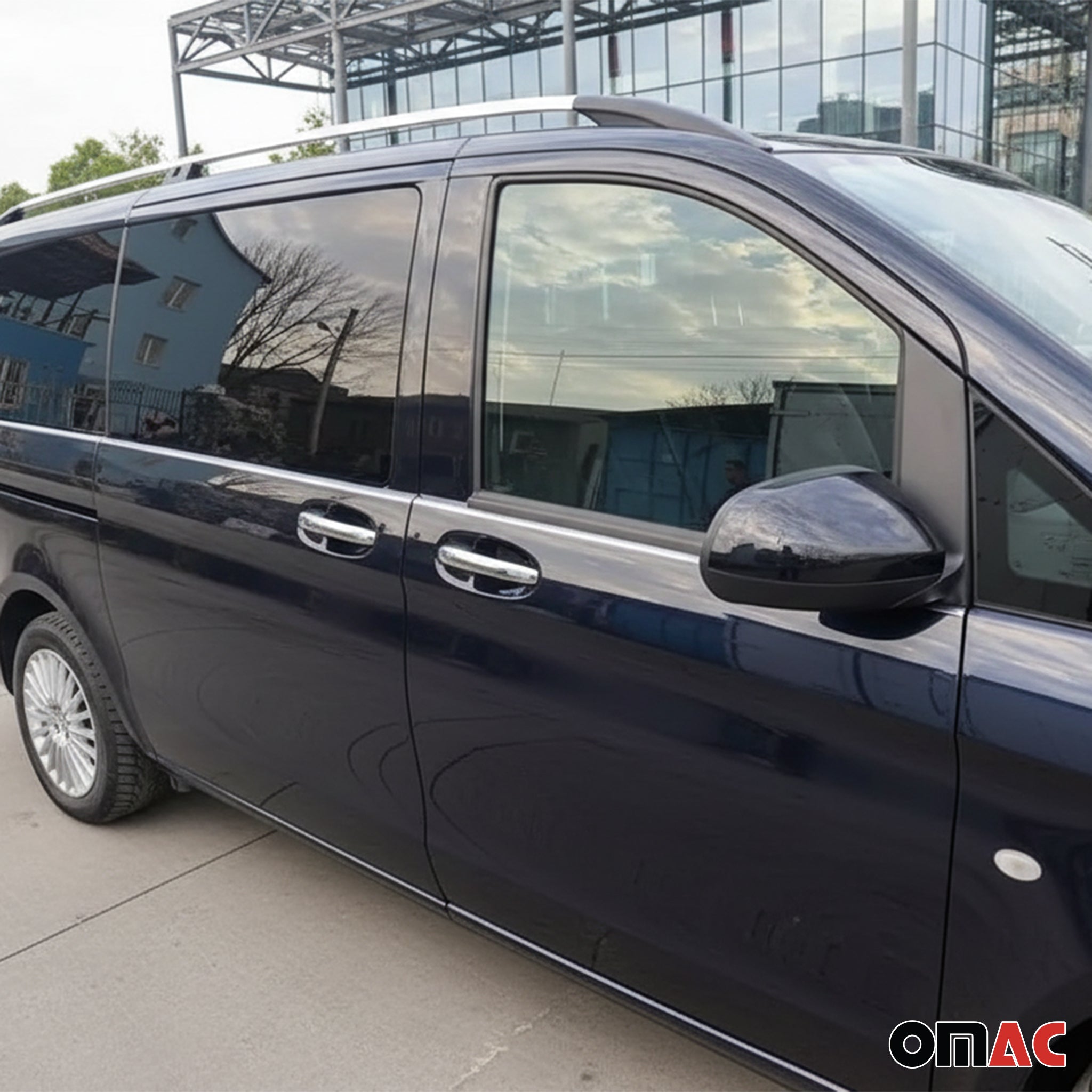 Chrom Türgriff Blende für Mercedes Vito 2014-2021 3-Tür Edelstahl 6tlg