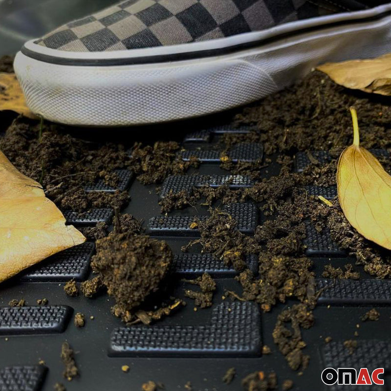 Fußmatten 3D Gummimatten für Mercedes E Klasse W124 1989-1995 TPE Schwarz 4x