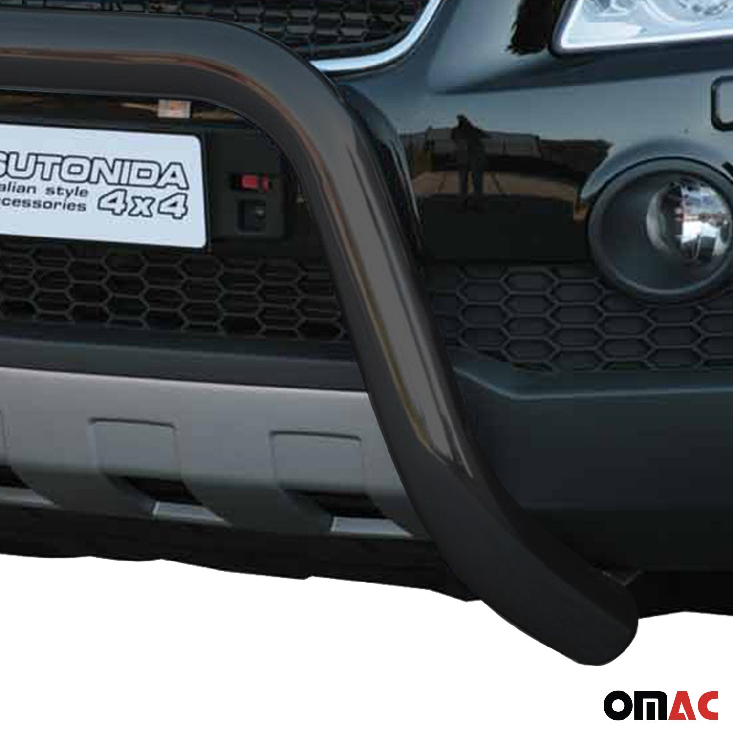 Frontbügel Frontschutzbügel für Chevrolet Captiva 2006-2010 ø76mm Stahl Schwarz