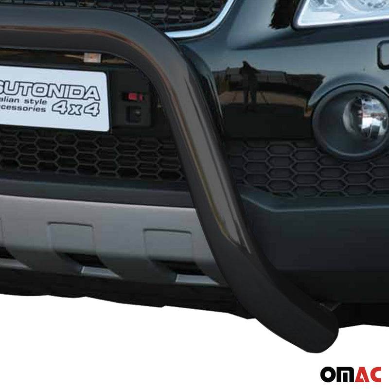 Frontbügel Frontschutzbügel für Chevrolet Captiva 2006-2010 ø76mm Stahl Schwarz