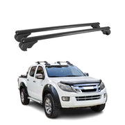 Dachträger für Isuzu D-Max 2012-2025 Gepäckträger Grundträger Alu Schwarz 2x