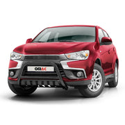 Frontbügel Frontschutzbügel für Mitsubishi ASX 2017-2022 mit ABE Schwarz Stahl