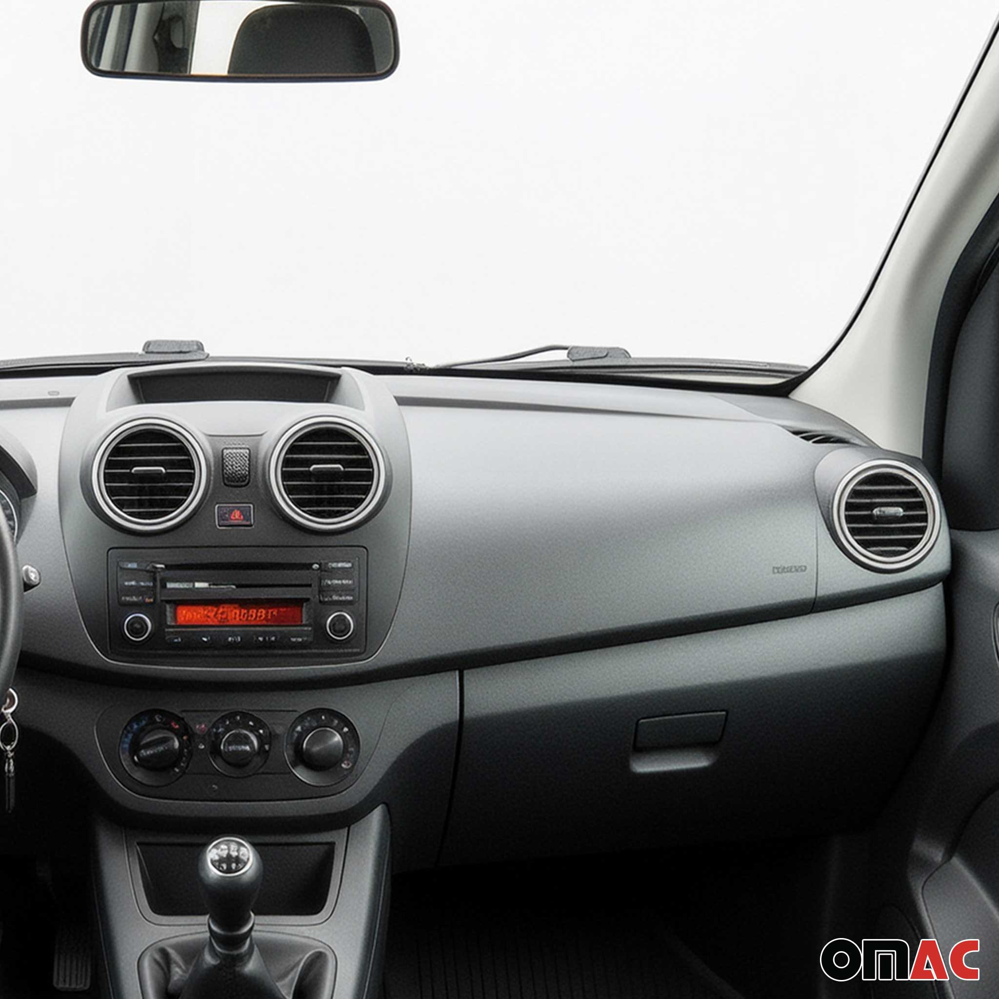 Lüftungs Rahmen Lüftungsrahmen für Mercedes Citan glänzend Edelstahl Chrom 4tlg