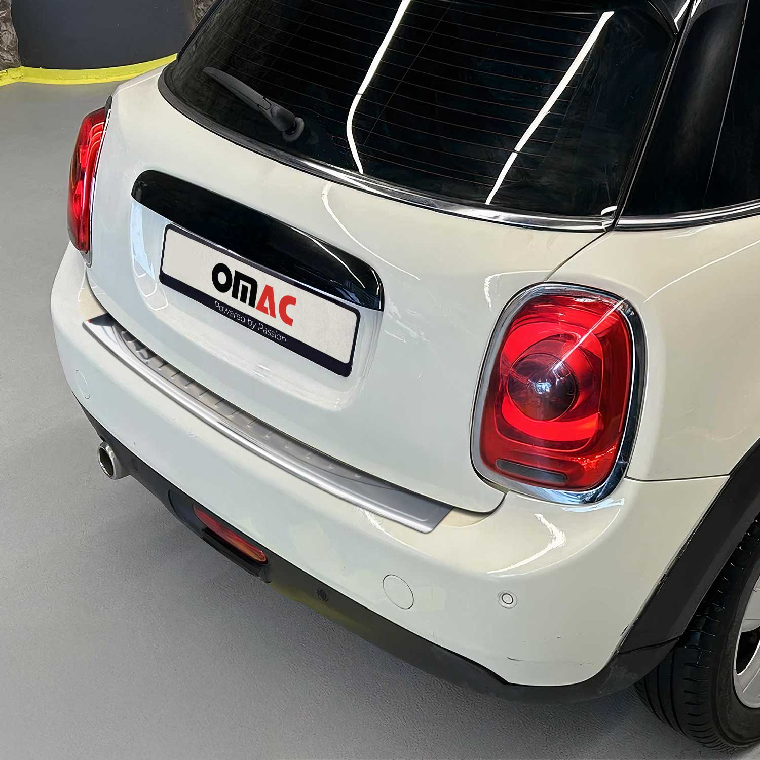 Ladekantenschutz Stoßstangenschutz für Mini Cooper F56 2014-2023 Edelstahl Chrom