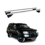 Dachträger Grundtäger für Nissan Patrol GR Y61 1997-2013 75kg Alu Silber 2 tlg