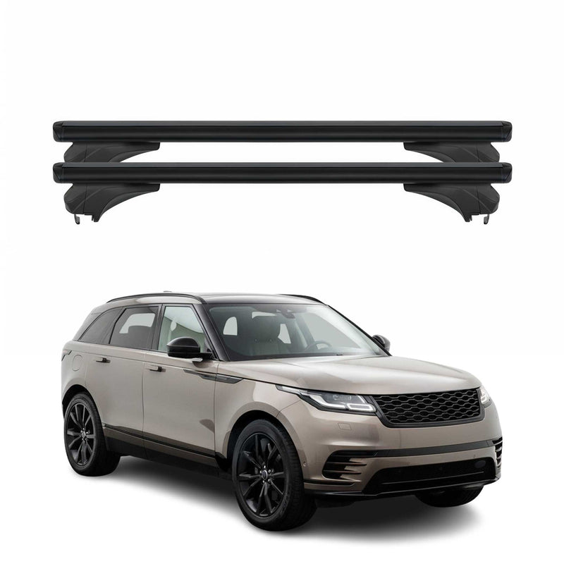 Menabo Dachträger für Land Rover Range Rover Velar L560 2017-2025 Alu Schwarz 2x