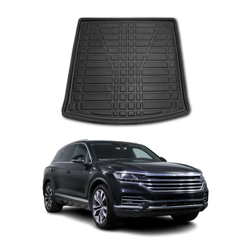 Kofferraumwanne Laderaumwanne für VW Touareg 2018-2025 Gummi TPE Schwarz