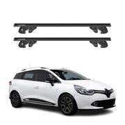 Dachträger Grundtäger für Renault Clio IV Grandtour 2012-2019 Alu TÜV Schwarz 2x