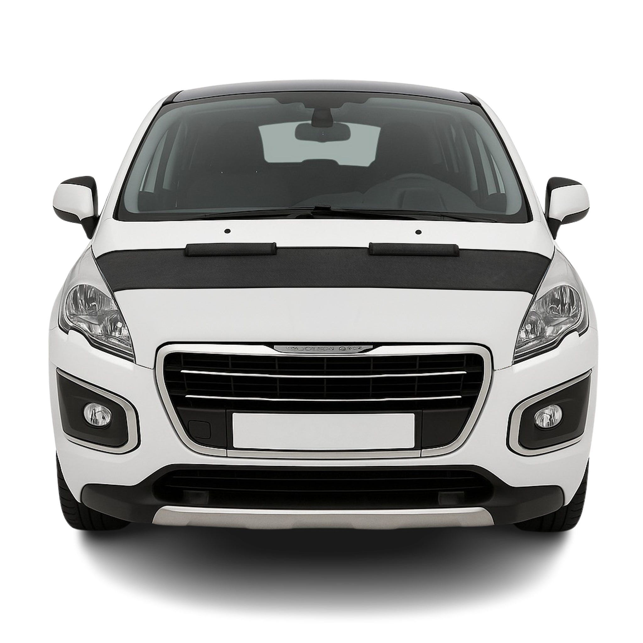 Haubenbra Steinschlagschutz Bonnet Bra für Peugeot 3008 2013-2016 Carbon Halb