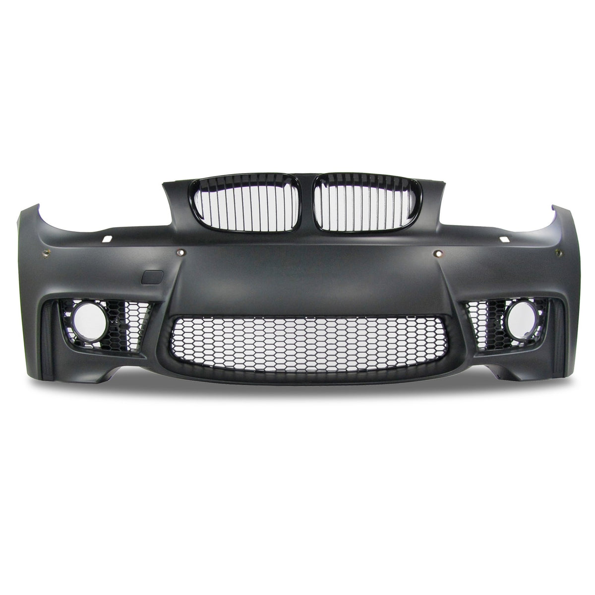 JOM Stoßstange vorn für BMW (E81/E82) Grill mit Aussparungen für PDC und SRA