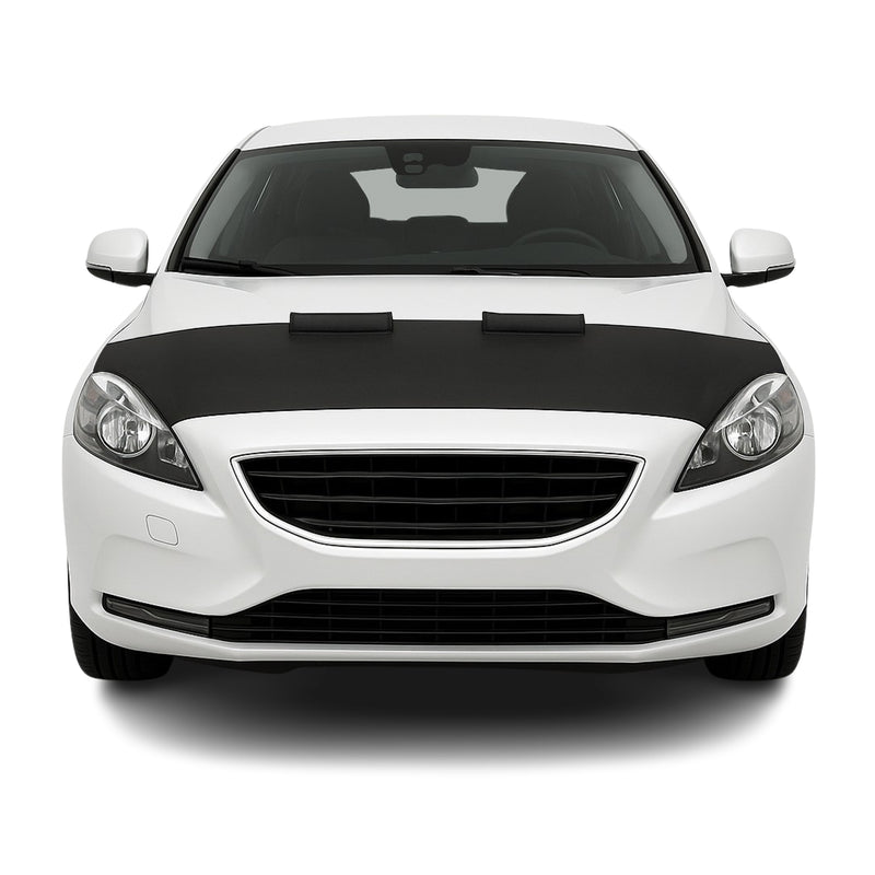 Haubenbra Steinschlagschutz Bonnet Bra für Volvo V40 2012-2016 Schwarz Halb