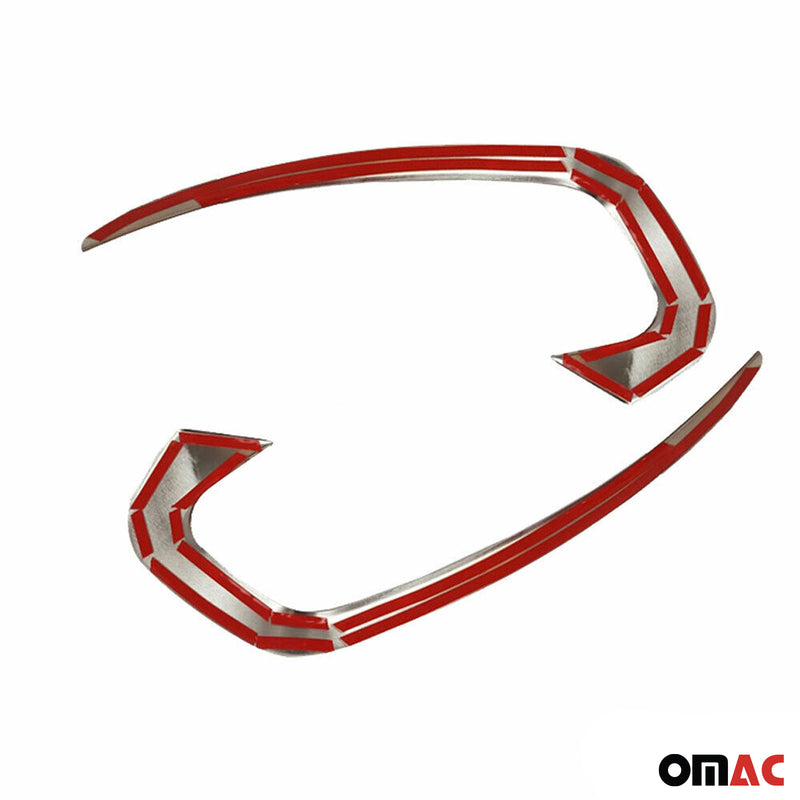 Scheinwerfer Leisten Scheinwerferblende für Ford Tourneo Courier 2014-2024 Chrom