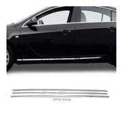 Seitentürleiste Türschutzleiste für Opel Insignia 2008-2017 Edelstahl Chrom 6x