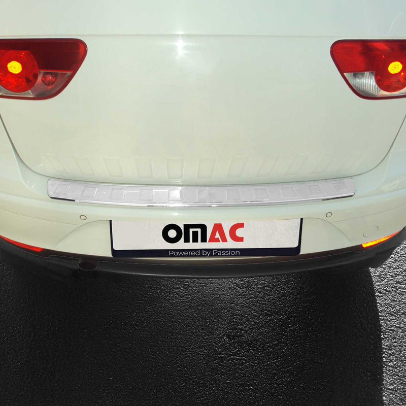 Ladekantenschutz Stoßstangenschutz für Seat Altea XL 2006-2015 Edelstahl Silber