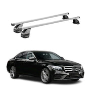 Menabo Dachträger für Mercedes E Klasse W213 Limo 2016-2023 75kg Stahl Silber 2x
