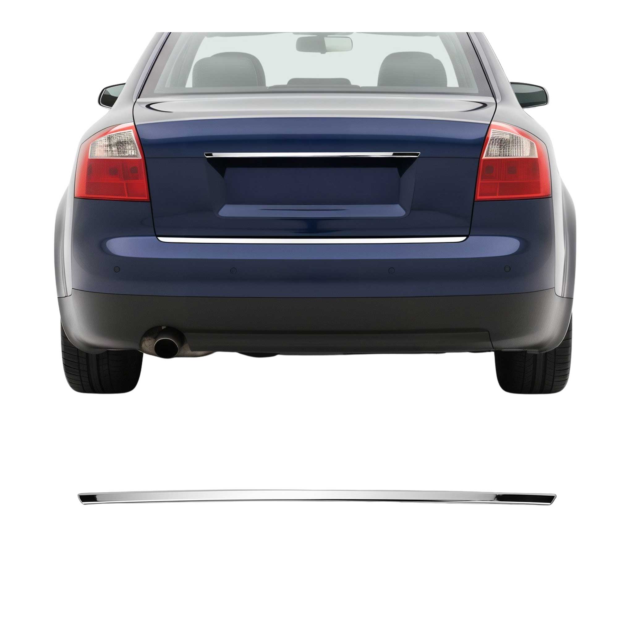 Kofferraumöffner Griff für Audi A4 B6 Stufenheck 2000-2004 Edelstahl Chrom