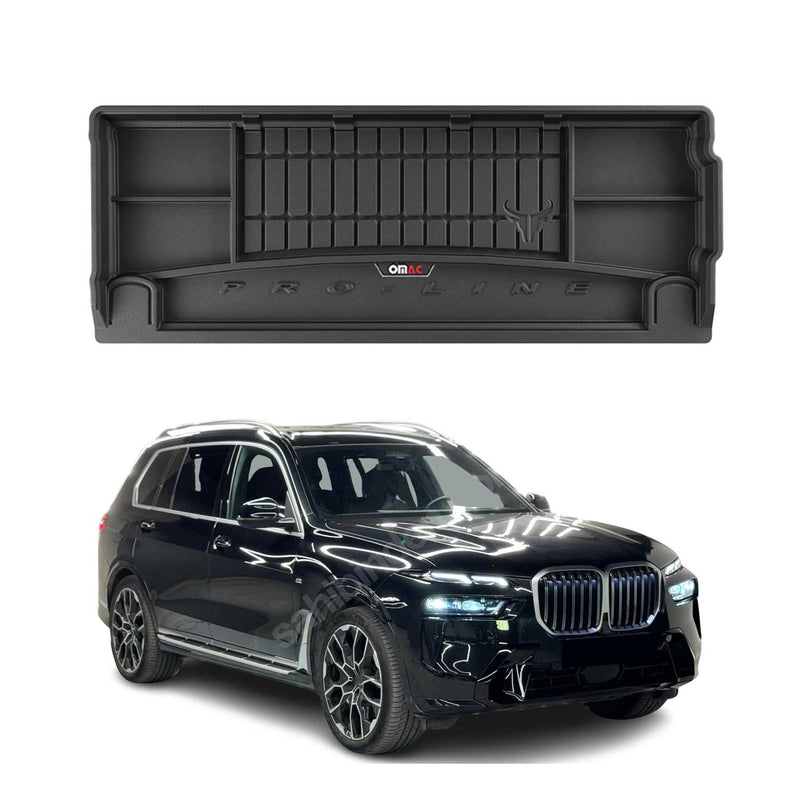 OMAC Gummi Kofferraumwanne für BMW X7 G07 2019-2025 TPE Laderaumwanne Schwarz