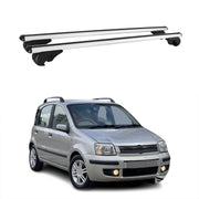 Dachträger Grundtäger für Fiat Panda 2003-2012 75kg Aluminium Silber 2 tlg