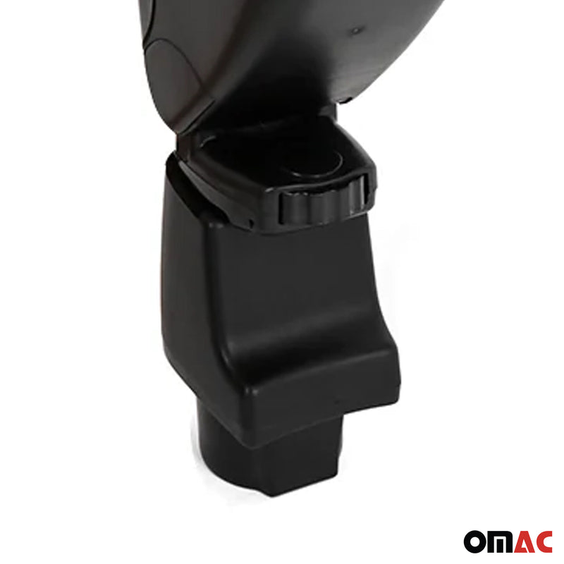 Mittelarmlehne Armlehne für Dacia Duster 2010-2018 PU-Leder ABS Schwarz