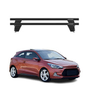 Menabo Dachträger Grundtäger für Hyundai i20 Coupé 2015-2020 75kg Alu Schwarz 2x