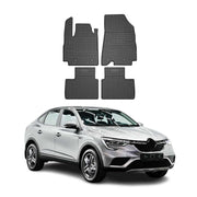 OMAC Gummi Fußmatten für Renault Arkana 2019-2026 Automatten Gummi Schwarz 4tlg
