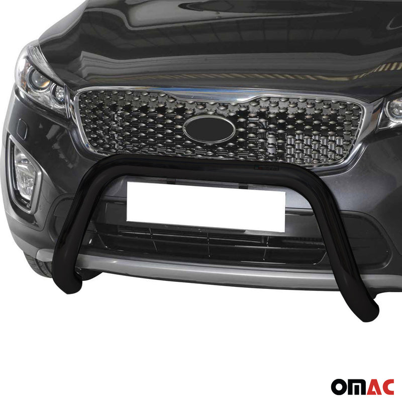 Frontbügel Frontschutzbügel für Kia Sorento 2014-2017 ø76mm Stahl Schwarz Schutz