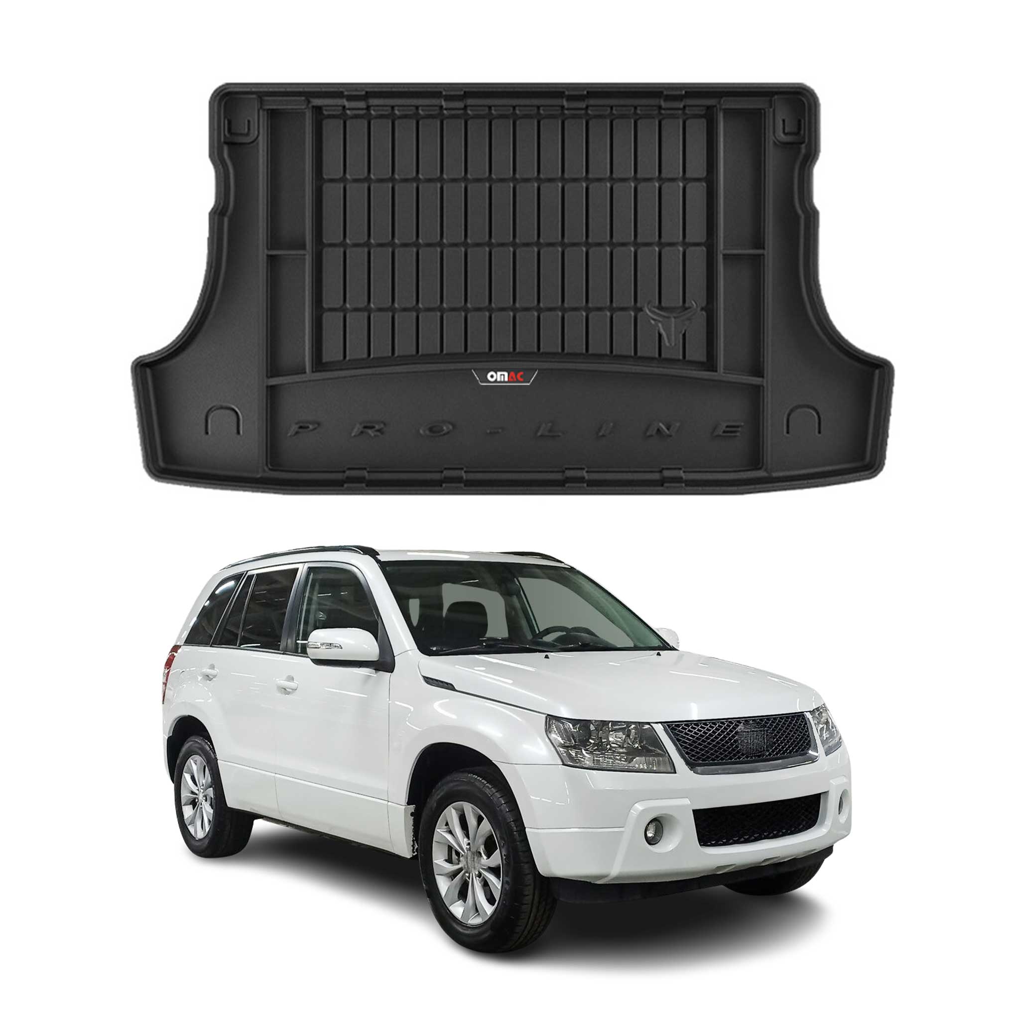 OMAC Gummi Kofferraumwanne für Suzuki Grand Vitara 2005-2014 TPE Laderaumwanne