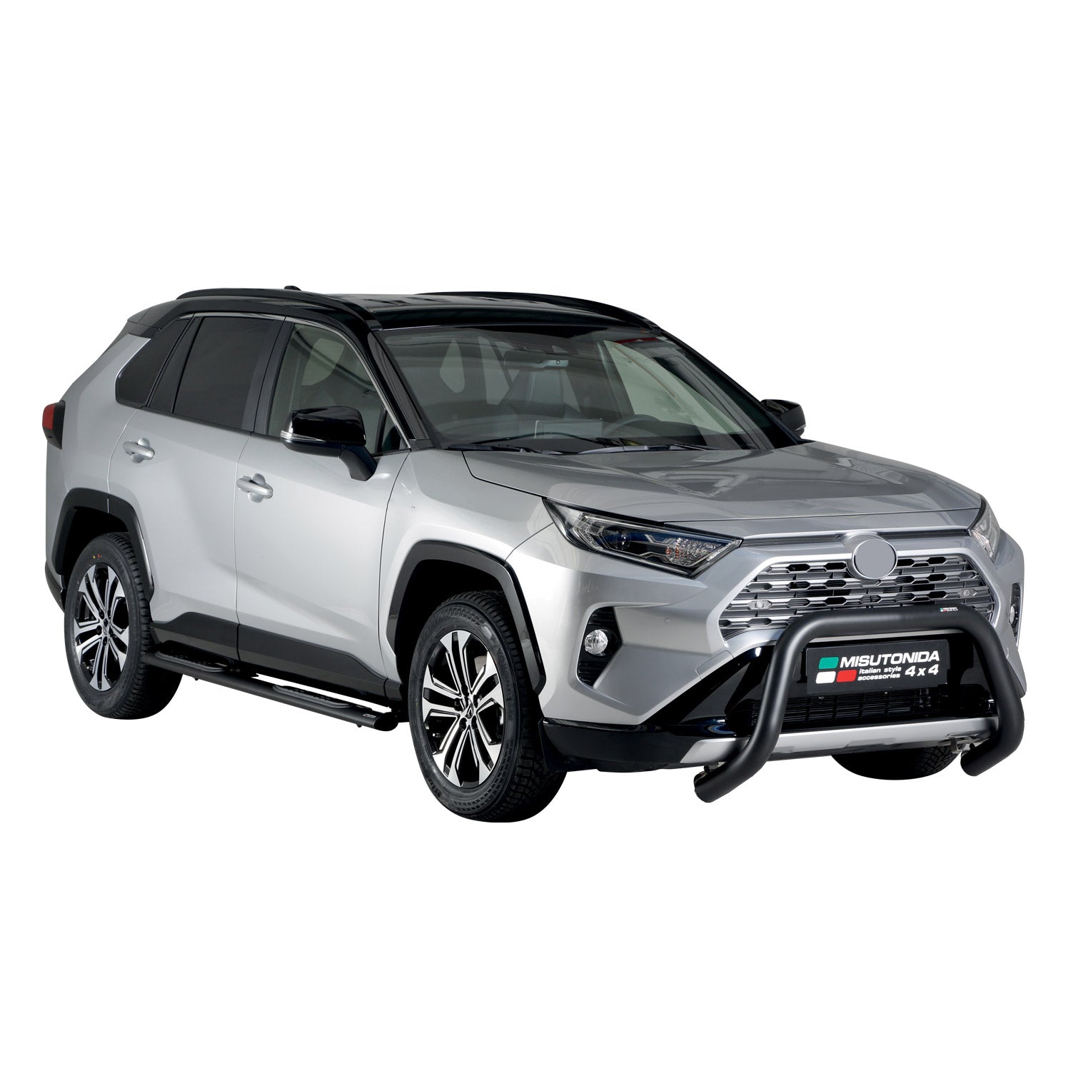 Frontbügel Frontschutzbügel für Toyota RAV4 XA50 2019-2025 Hybrid ø76 Schwarz