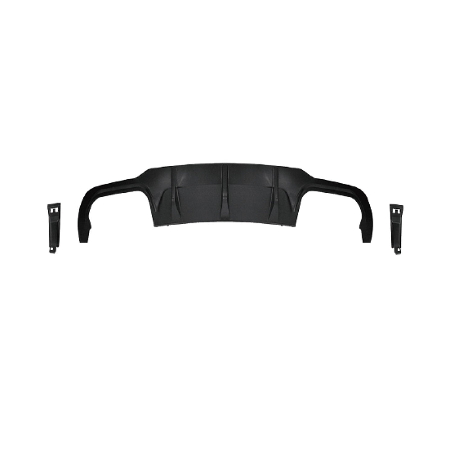 Heckspoiler Stoßstange Splitter für Mercedes C Klasse W204 2011-2014 Schwarz