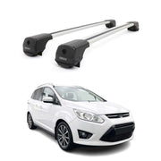 Dachträger Grundträger für Ford Grand C-Max II 2010-2019 Aluminium 75kg Grau 2x