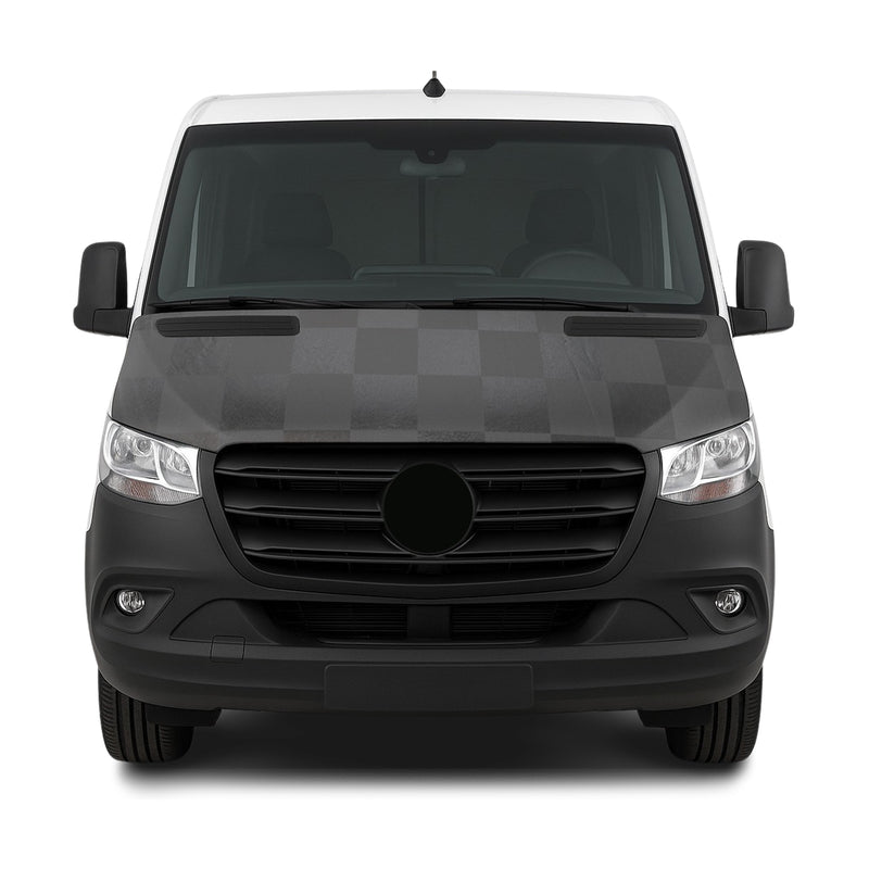 Haubenbra Steinschlagschutz Bonnet Bra für Mercedes Sprinter 2013-2018 Kariert