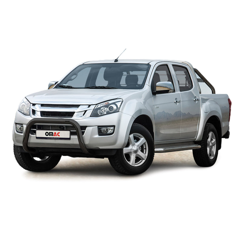 Frontbügel Frontschutzbügel für Isuzu D-Max 2012-2019 mit ABE Stahl Schwarz