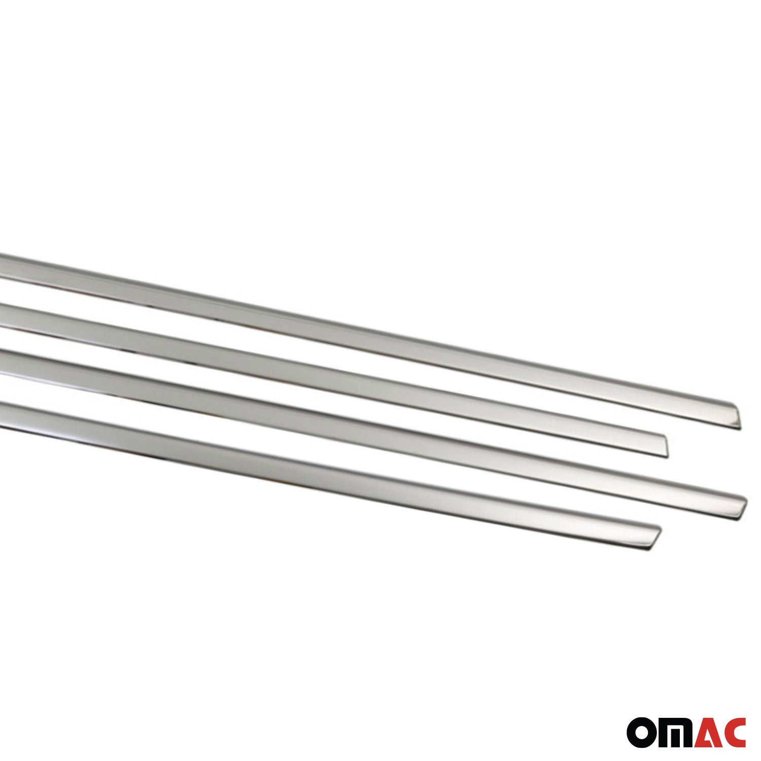 Fensterleisten Zierleisten für Fiat 500X 2014-2025 Edelstahl Chrom 4tlg