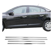 Fensterleisten Zierleisten für Renault Fluence 2010-2021 Edelstahl Chrom 4tlg