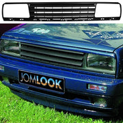 JOM Kühlergrill Kühlergitter für VW Jetta 2 Schwarz ohne Emblem ABS
