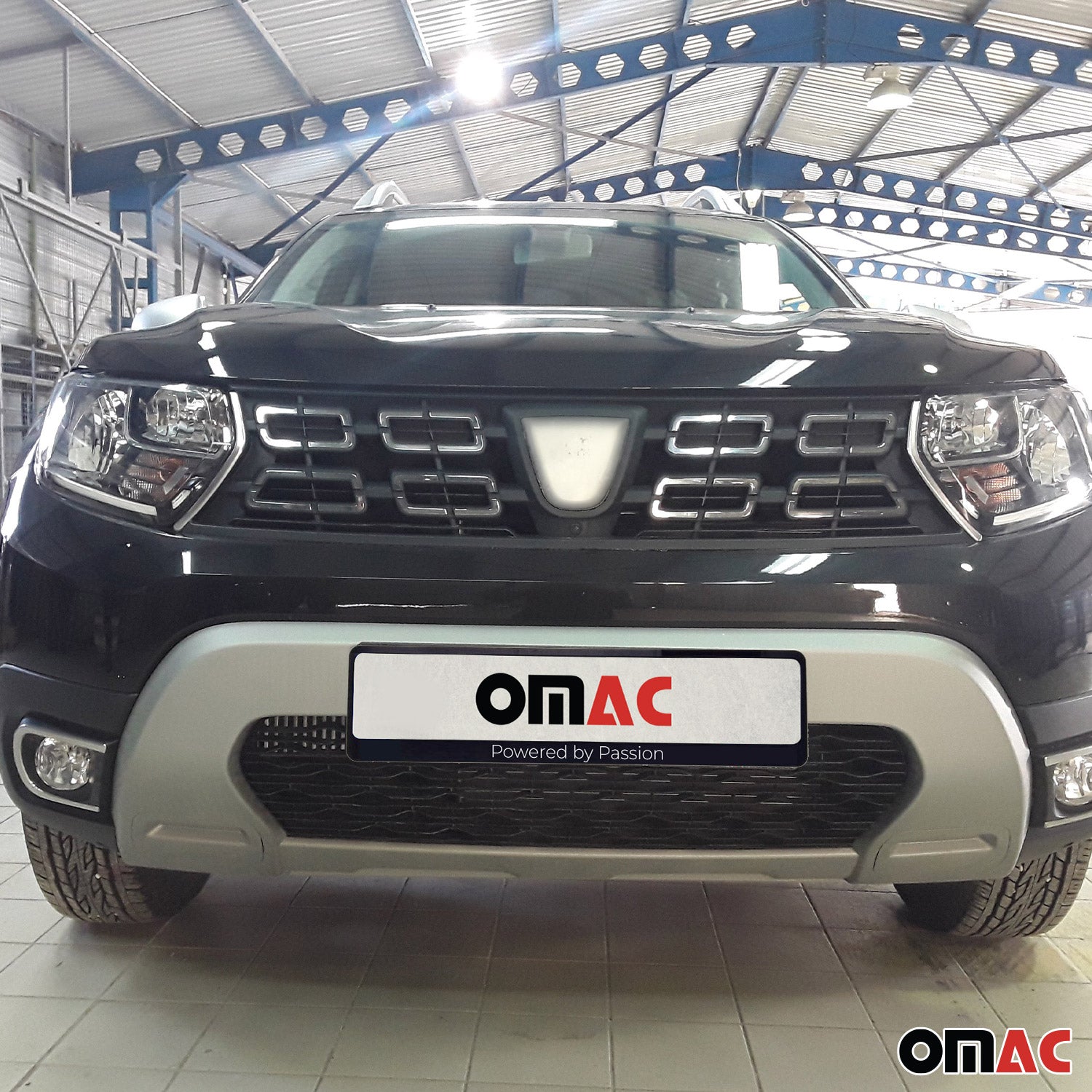 Kühlergrill Leisten Grillleisten für Dacia Duster 2018-2021 Edelstahl Chrom 2x
