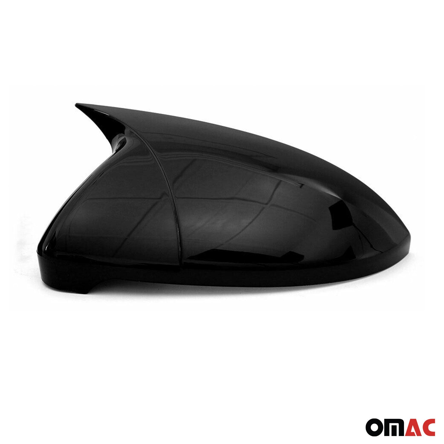 Spiegelkappen Spiegelabdeckung für VW Golf 2012-2019 ABS Schwarz Glanz 2tlg