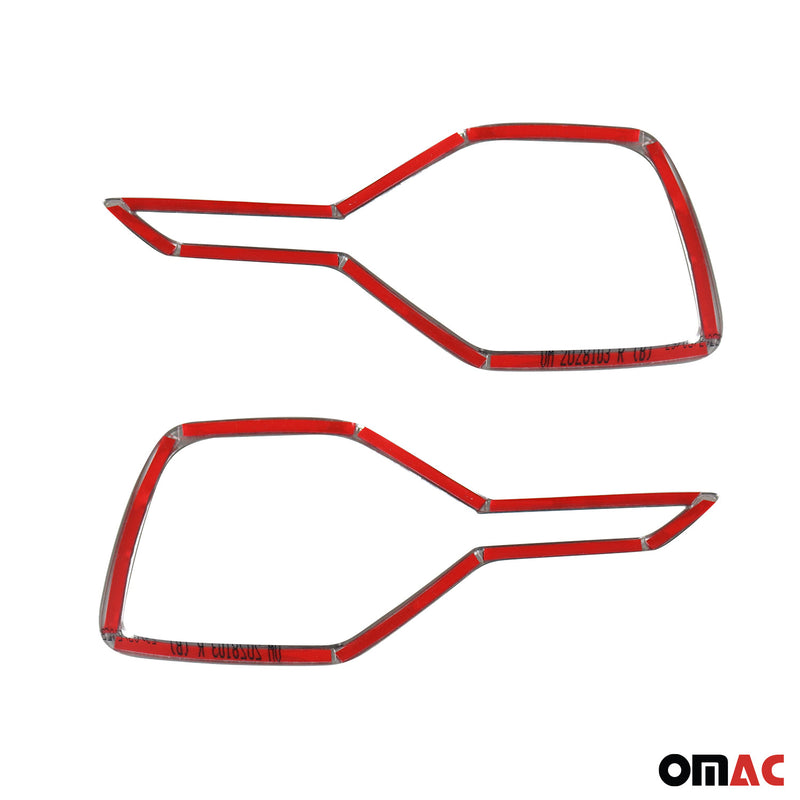 Nebelscheinwerfer Rahmen für Dacia Sandero 3 2021-2025 Edelstahl Chrom 2x