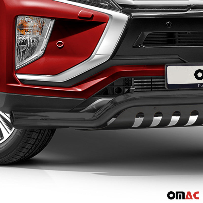 Frontbügel Frontschutzbügel für Mitsubishi Eclipse Cross 2017-2022 Schwarz ABE