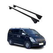 Dachträger Grundtäger für Hyundai H-1 Travel Starex 2007-2023 75kg Schwarz 2x