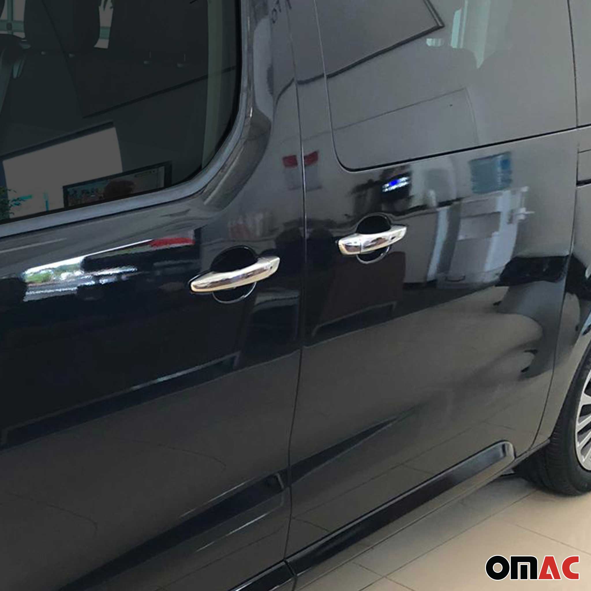 Türgriffe Blenden Türgriff für Peugeot Expert Traveller 2016-2026 4Tür Chrom 8x