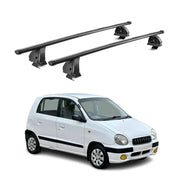 Stahl Dachträger für Hyundai Atos Prime 1999-2007 TÜV Abschließbar 2tlg Schwarz