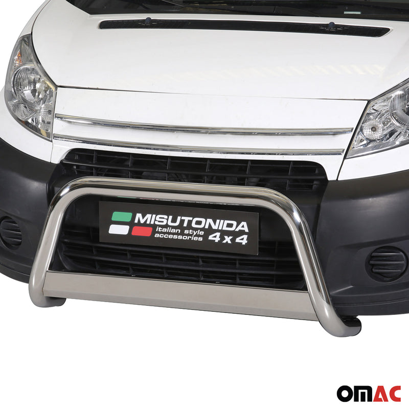 Frontbügel Frontschutzbügel für Citroen Jumper 2006-2013 63mm Edelstahl Silver