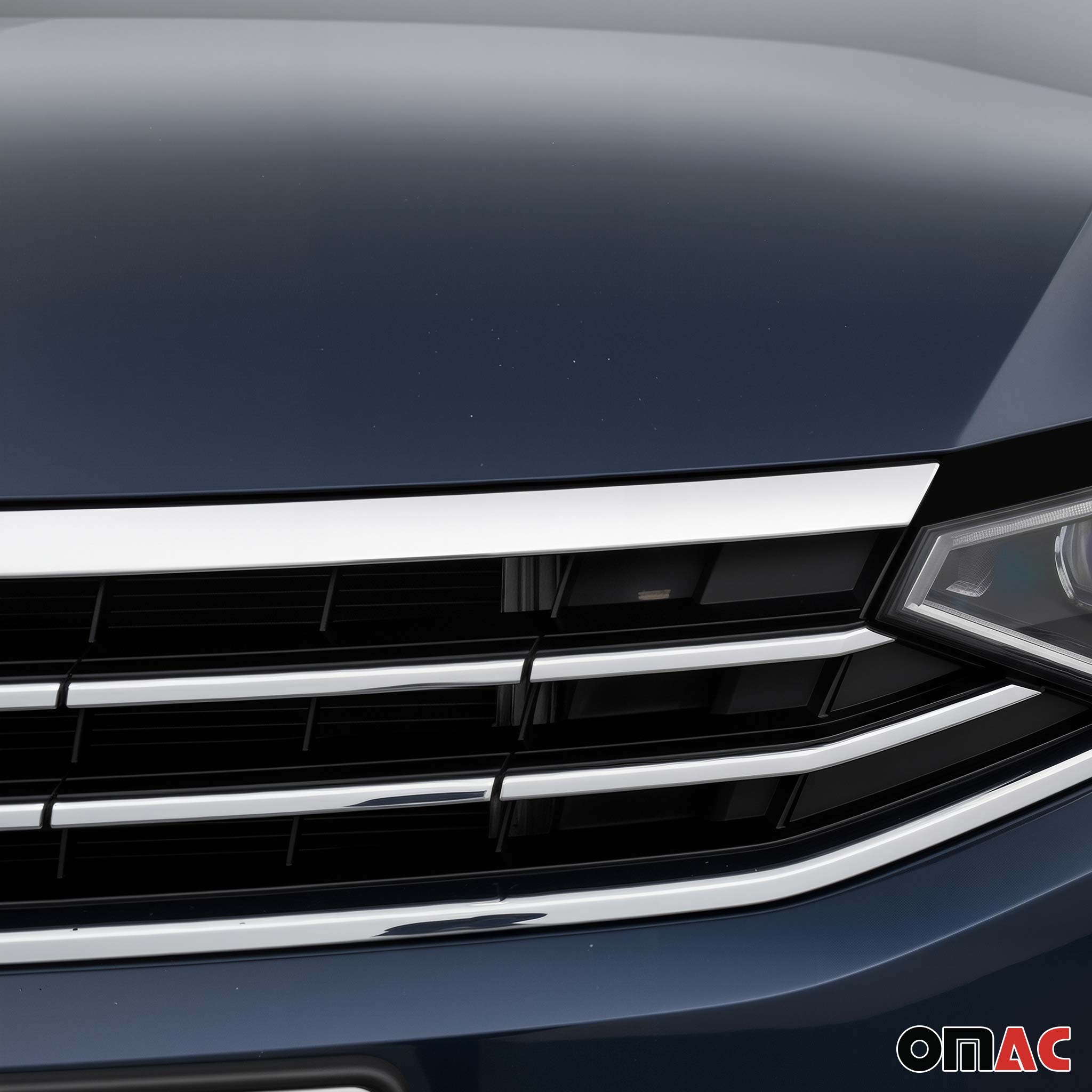 Scheinwerfer Leisten Motorhaubenleiste für VW Passat B8 Highline 2015-2021 Chrom
