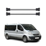 Dachträger Grundtäger für Nissan Primastar 2001-2014 75kg Aluminium Silber 2 tlg