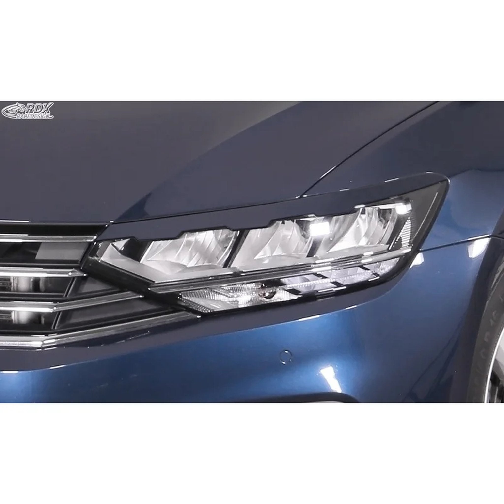 RDX Scheinwerferblenden für VW Passat 3G B8 Facelift 2019- gezackt ABS TÜV