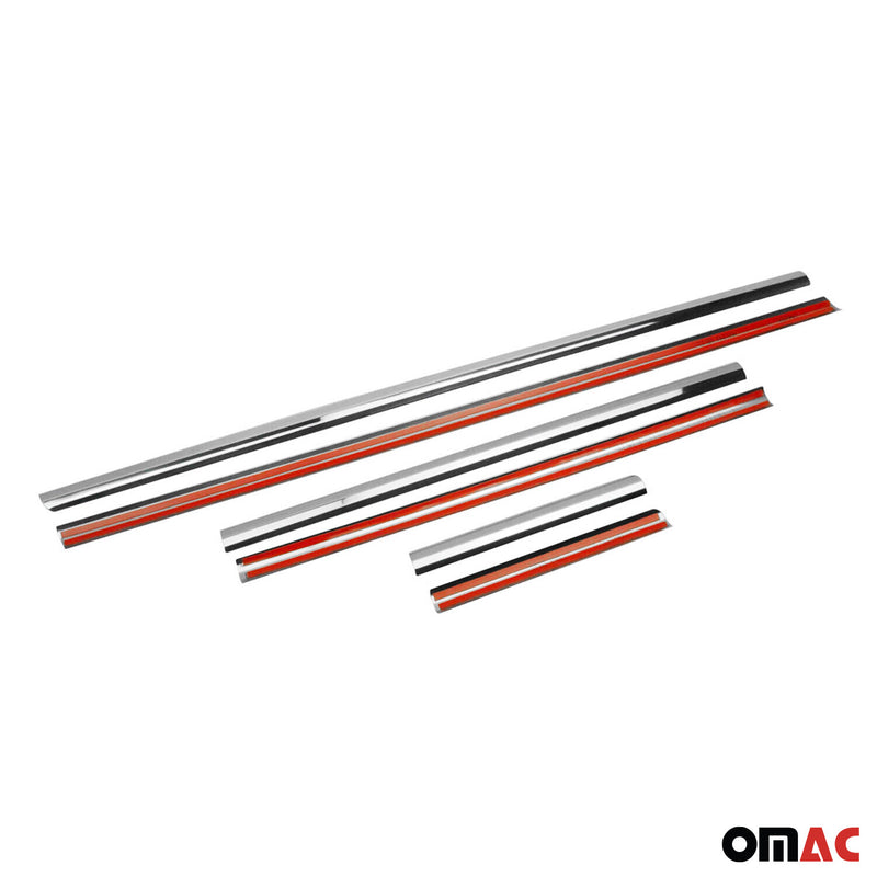 Fensterleisten Zierleisten für Hyundai Getz 2002-2011 Edelstahl Chrom 6tlg