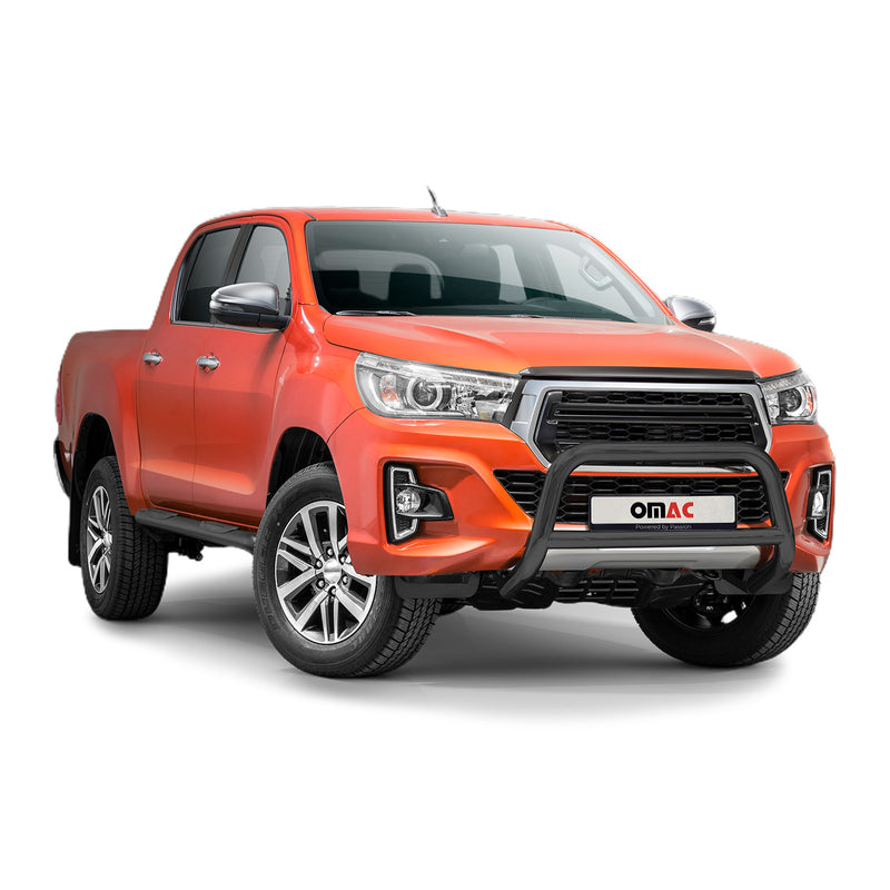 Frontbügel Frontschutzbügel für Toyota Hilux 2018-2022 mit ABE Schwarz