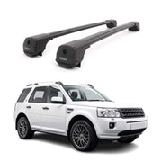 Dachträger für Land Rover Freelander II L359 2007-2015 Aluminium Schwarz 2tlg